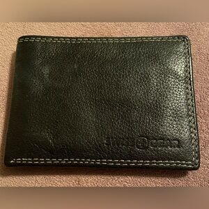 SwissGear Men’s Black Pebbled Leather Wallet *See Description*